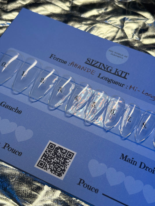 SIZING KIT - Amande - Mi-Long 📏