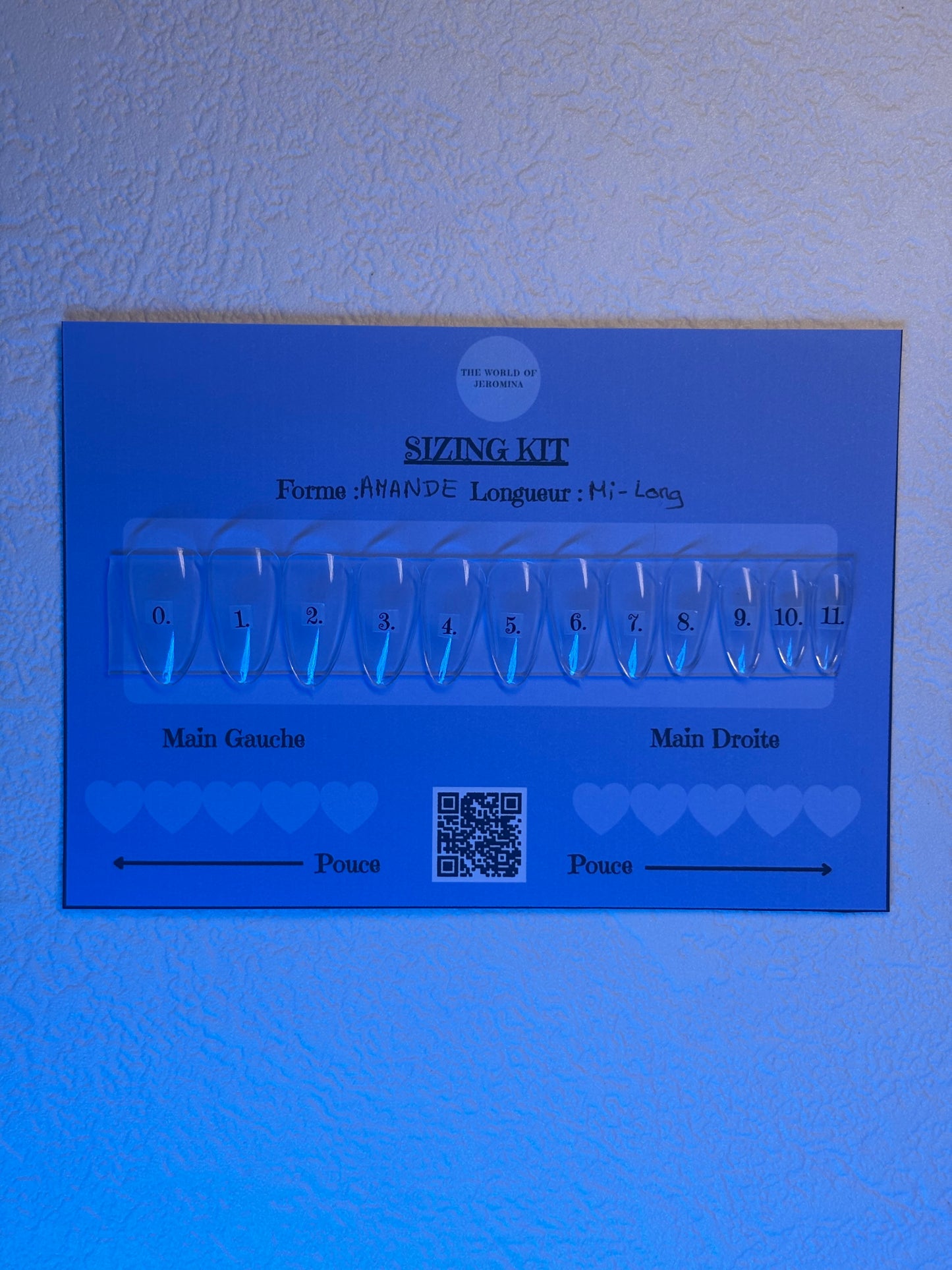 SIZING KIT - Amande - Mi-Long 📏