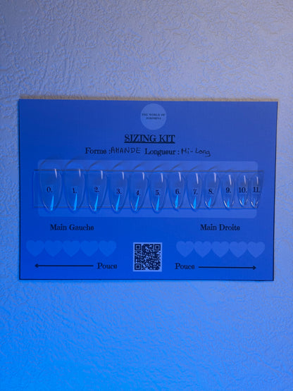 SIZING KIT - Amande - Mi-Long 📏